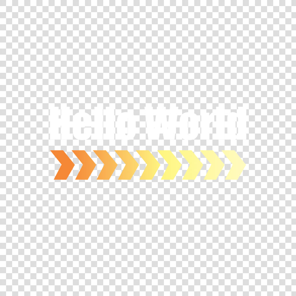 Gradient chevron arrows