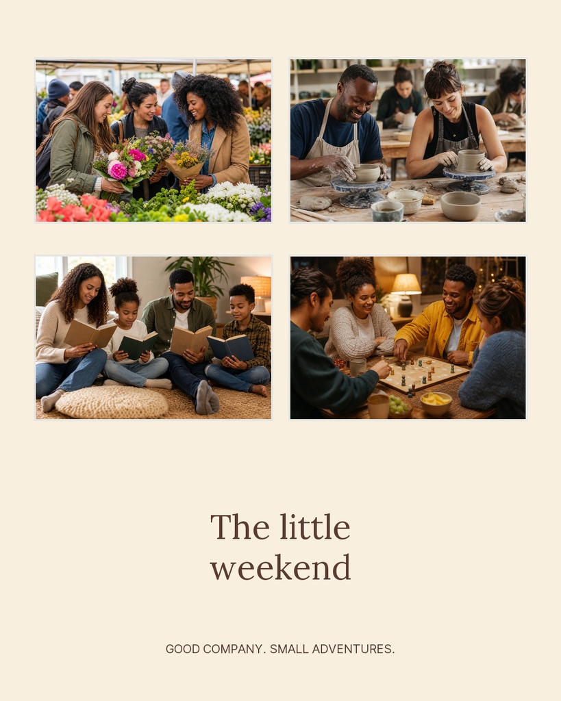 Preview for The Little Weekend Portrait Collage Template