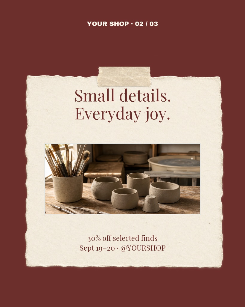 Preview for The Weekend Find Carousel Detail Page Template
