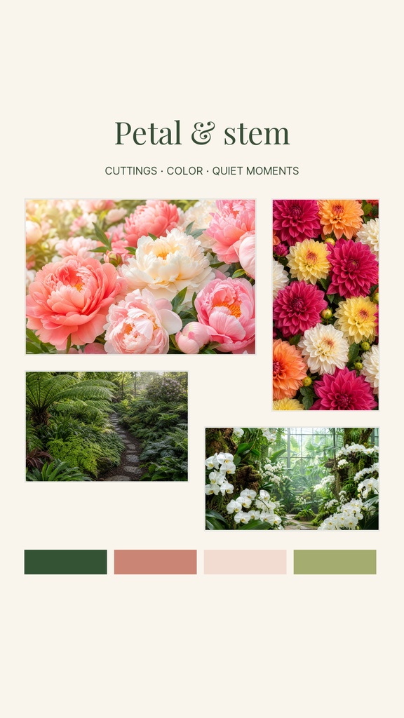 Preview for Petal & Stem Static Story Template