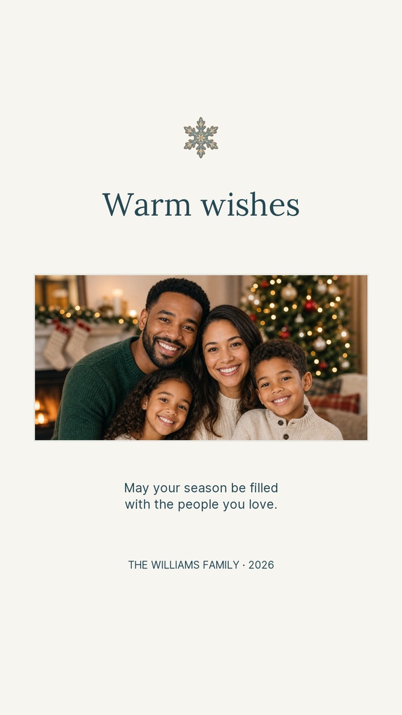 Preview for Winter Keepsake Story Template