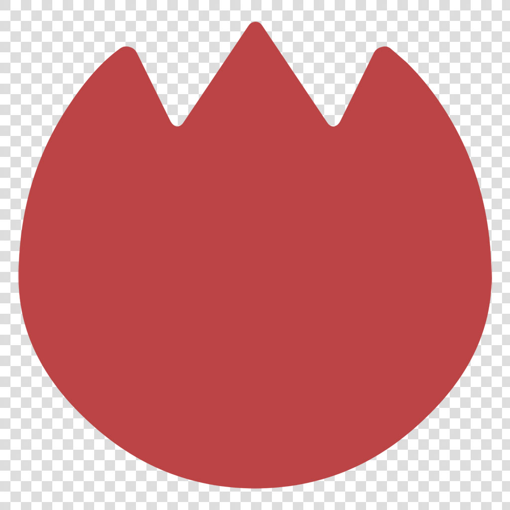 Red flame icon