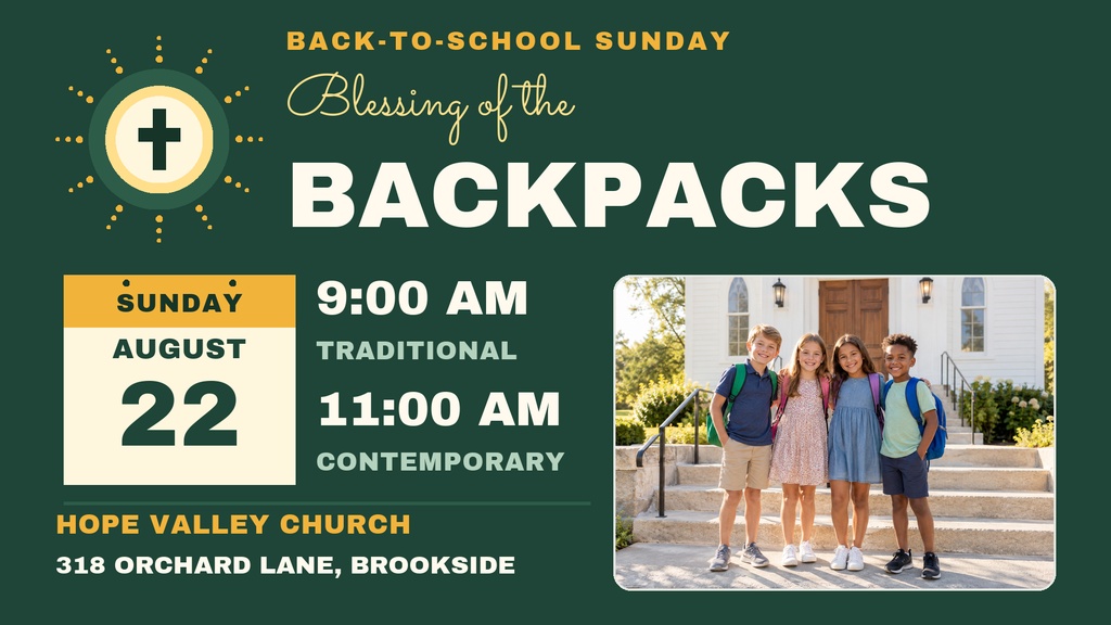 Preview for Blessing Of The Backpacks Landscape Graphic Template