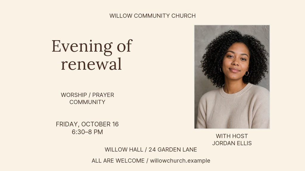 Preview for Evening Of Renewal Landscape Graphic Template