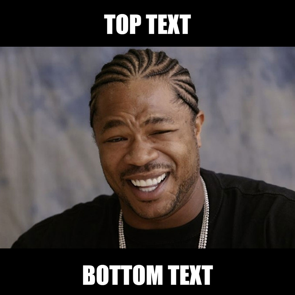 Image of a man laughing with braided hair and a black shirt