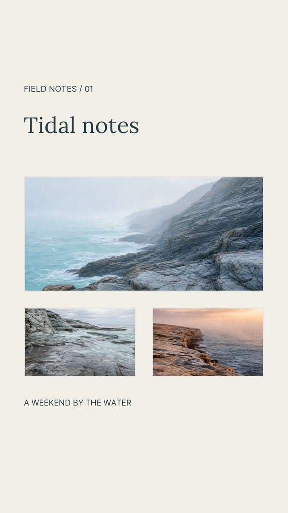 Preview for Tidal Notes Story Opener Template