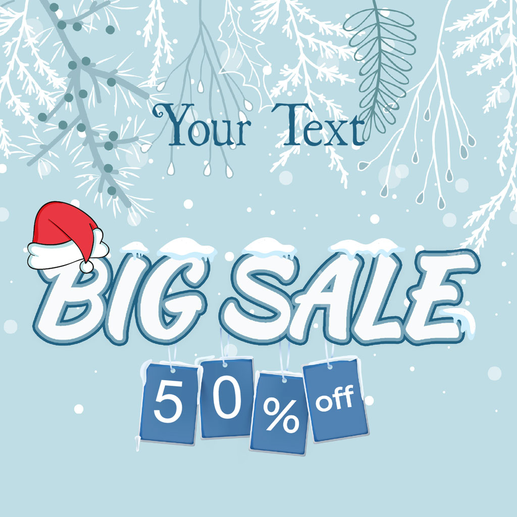 Big Sale 50% Off Winter Promotion