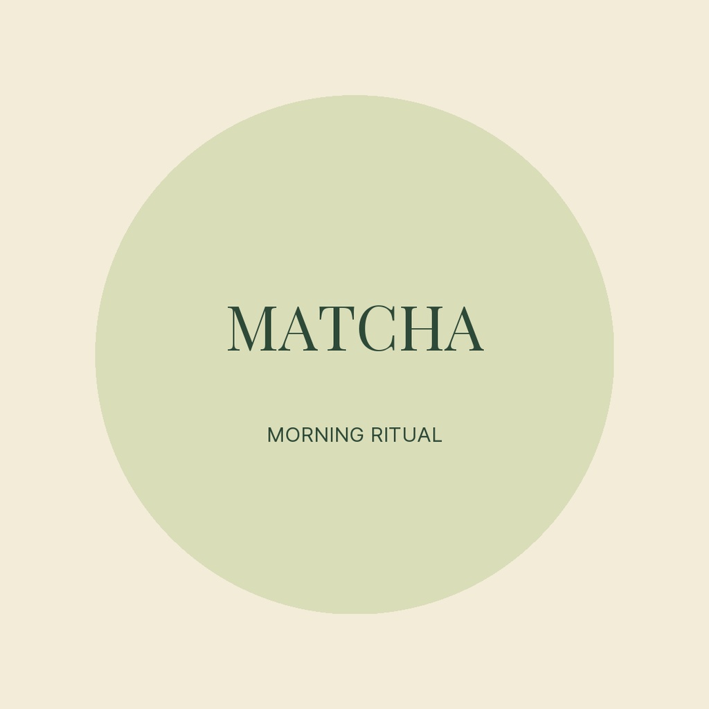 Preview for The Morning Matcha Highlight Cover Template