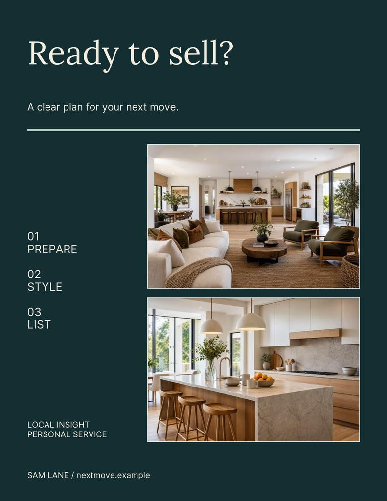 Preview for Next Move Realty Letter Flyer Template