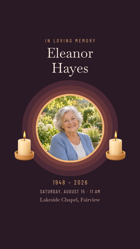 Preview for Remembering Her Light Story Opener Template