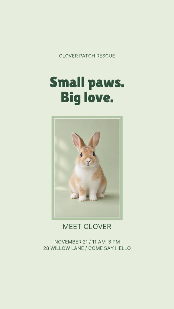 Preview for Clover Comes Home Story Opener Template