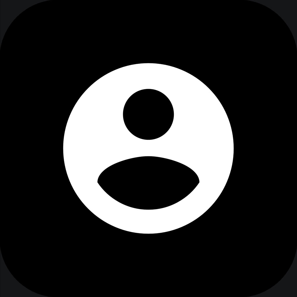 Minimalist user or profile icon