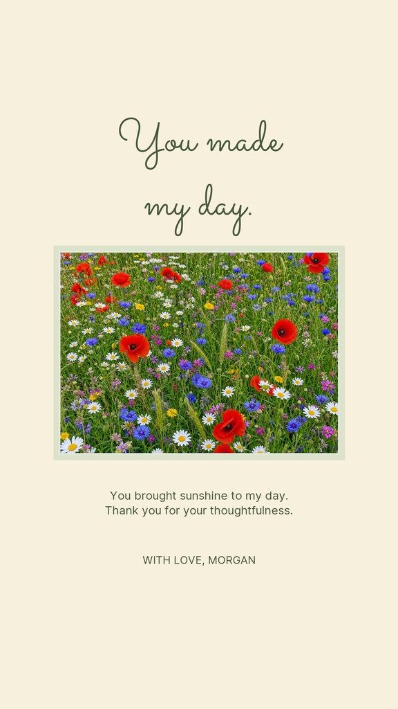 Preview for You Made My Day Story Opener Template