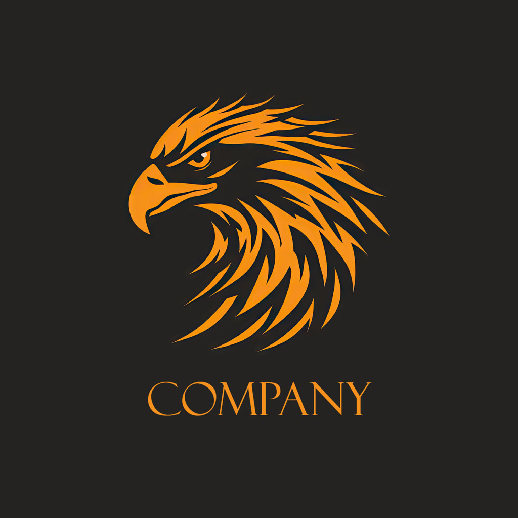 Eagle logo design for company branding