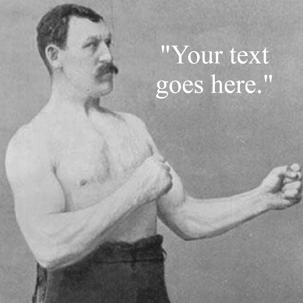 Vintage black and white illustration of a man in boxing pose