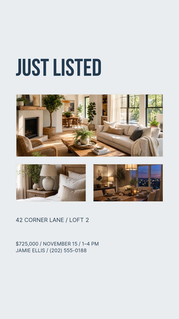 Preview for The Corner Loft Story Opener Template