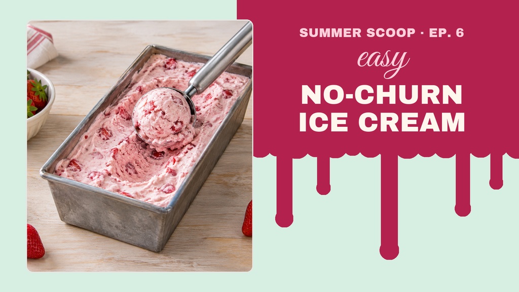 Preview for Easy No-churn Ice Cream Video Series Title Card Template