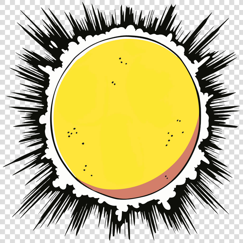Illustration of a solar eclipse
