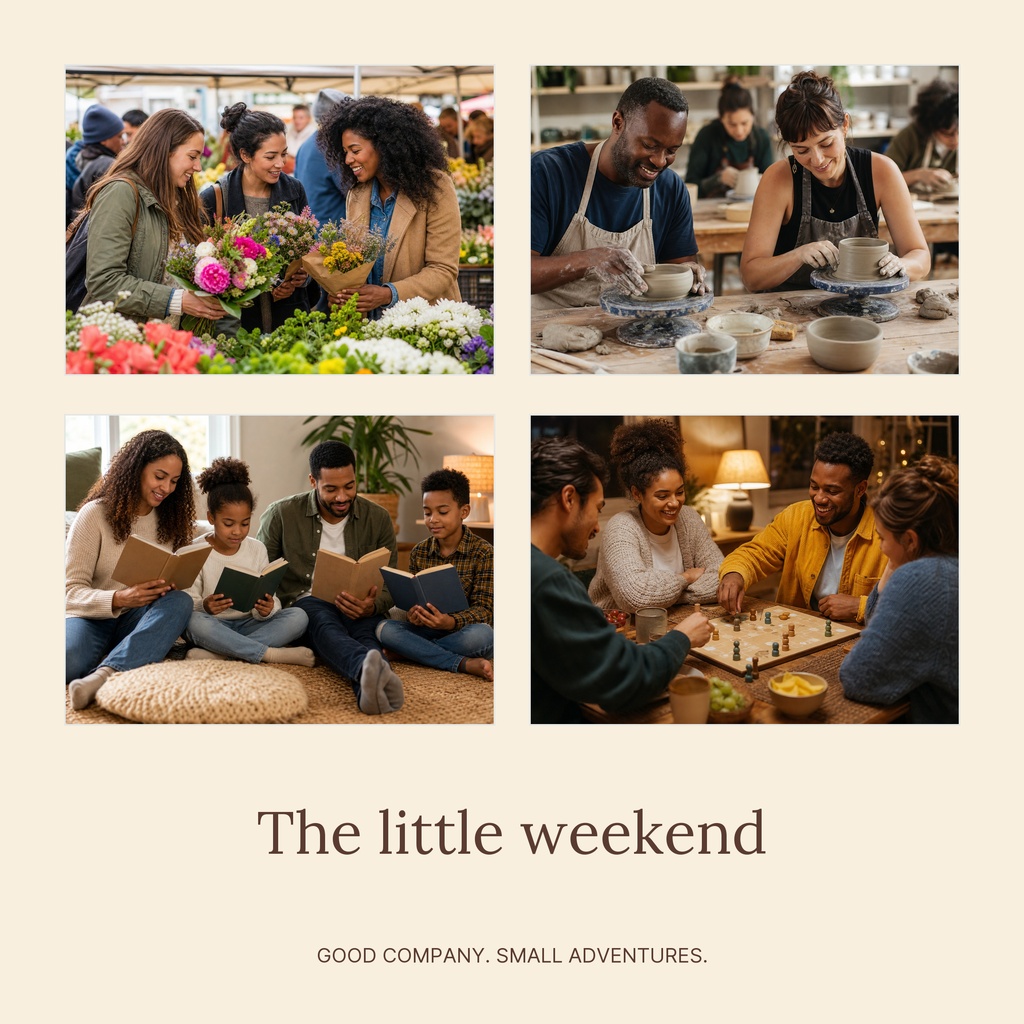 Preview for The Little Weekend Square Collage Template