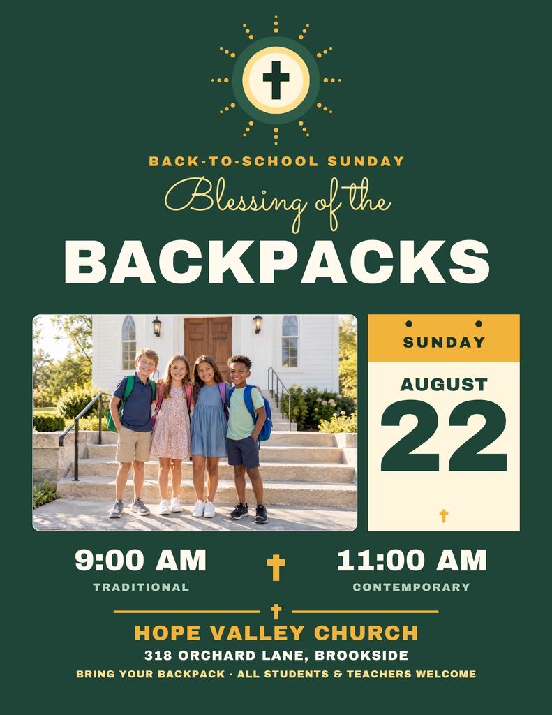 Preview for Blessing Of The Backpacks Letter Flyer Template