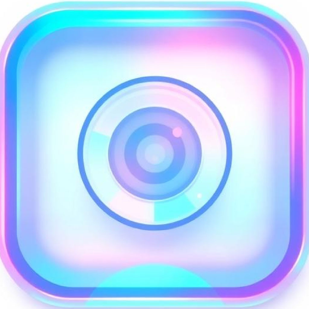 Stylized camera icon