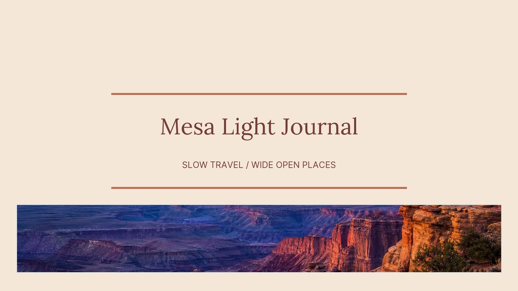 Preview for Mesa Light Journal Youtube Banner Template