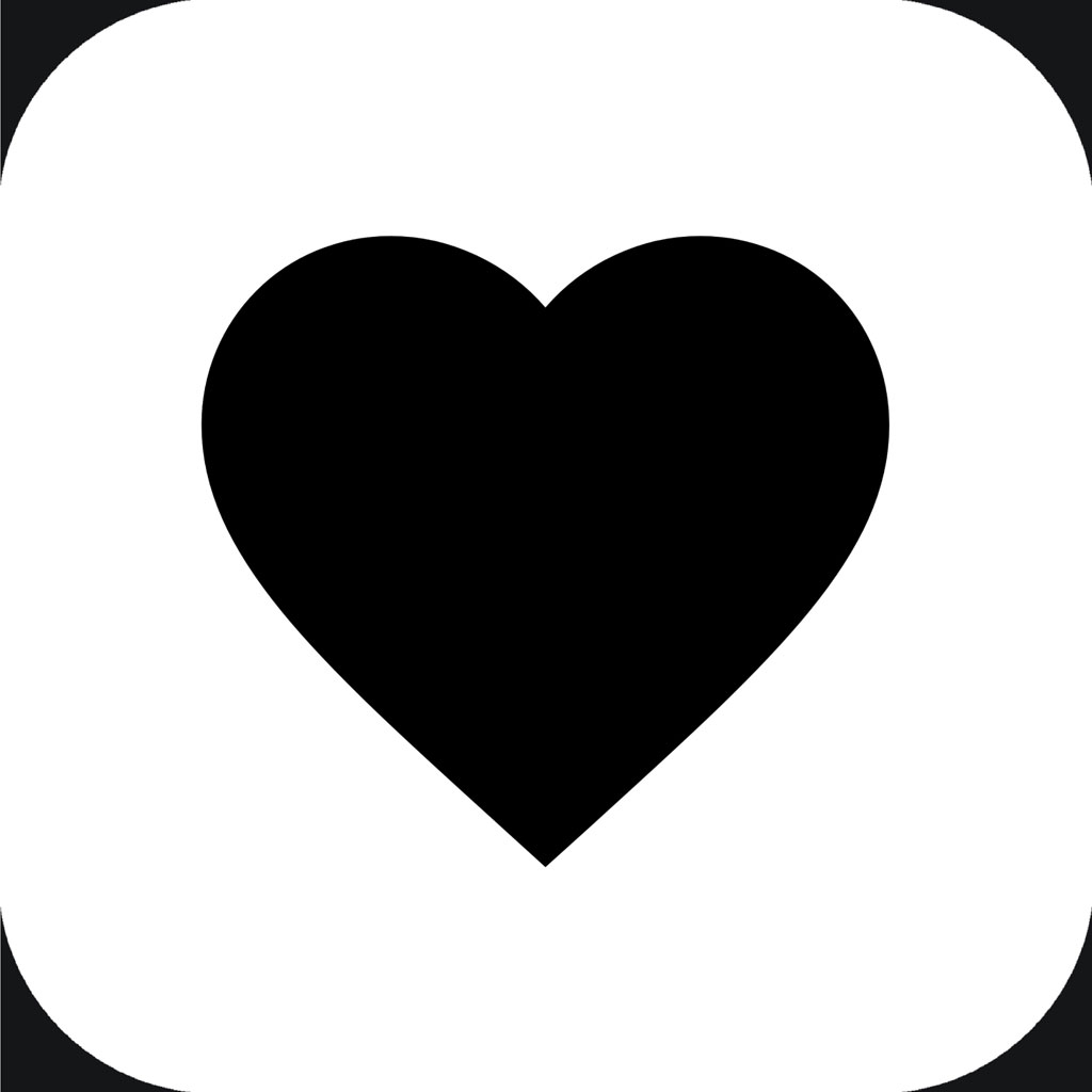 Black heart icon