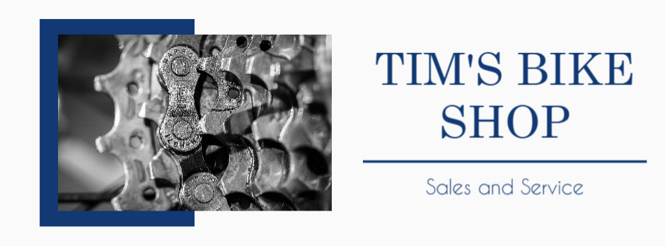 Bike chain with a sprocket