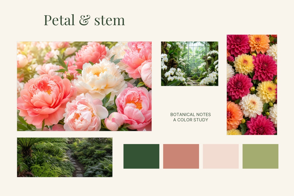 Preview for Petal & Stem Landscape Photo Collage Template