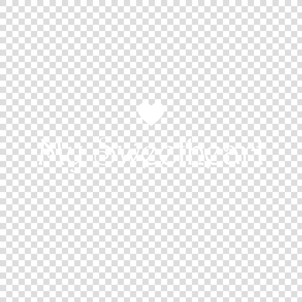 My Sweetheart with a heart symbol on a black background