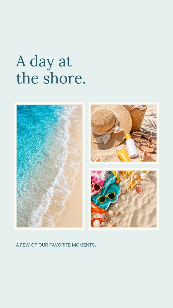 Preview for A Day At The Shore Story Opener Template