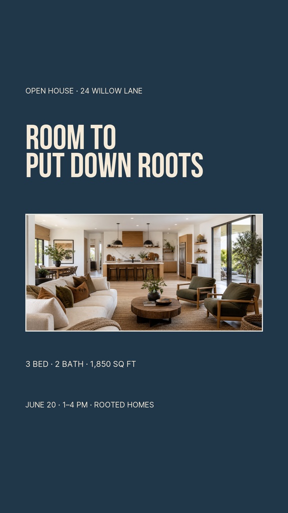 Preview for Room To Put Down Roots Story Opener Template