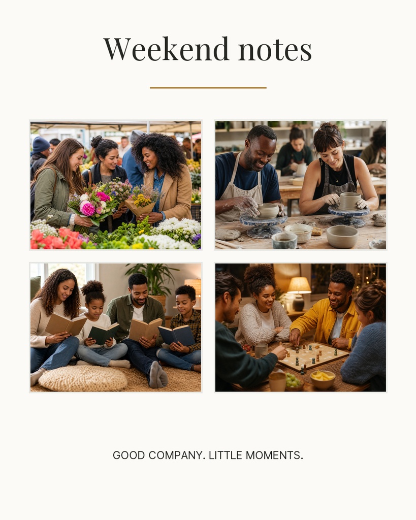 Preview for Weekend Notes Portrait Photo Collage Template