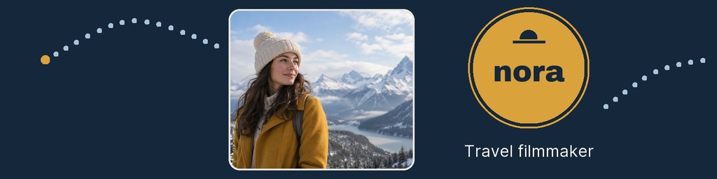 Preview for The Winter Wanderer Linkedin Banner Template
