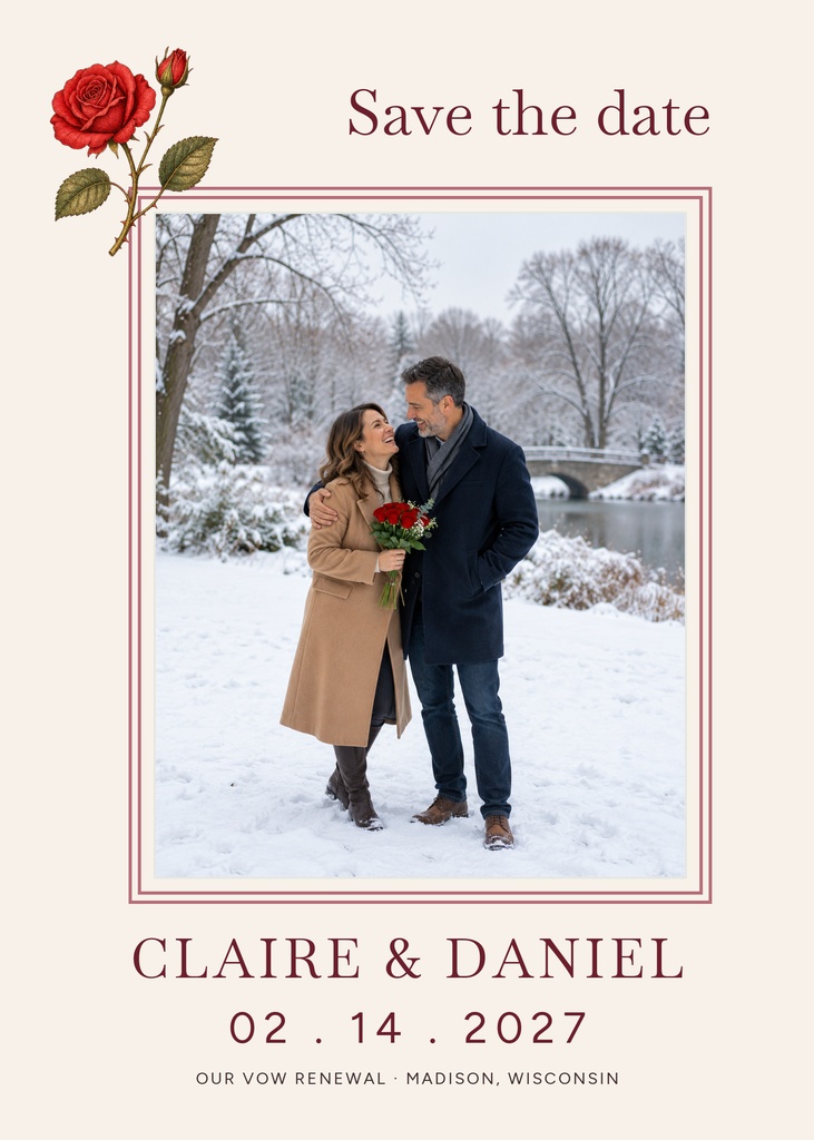 Preview for Ten Years, Still You Save The Date Template