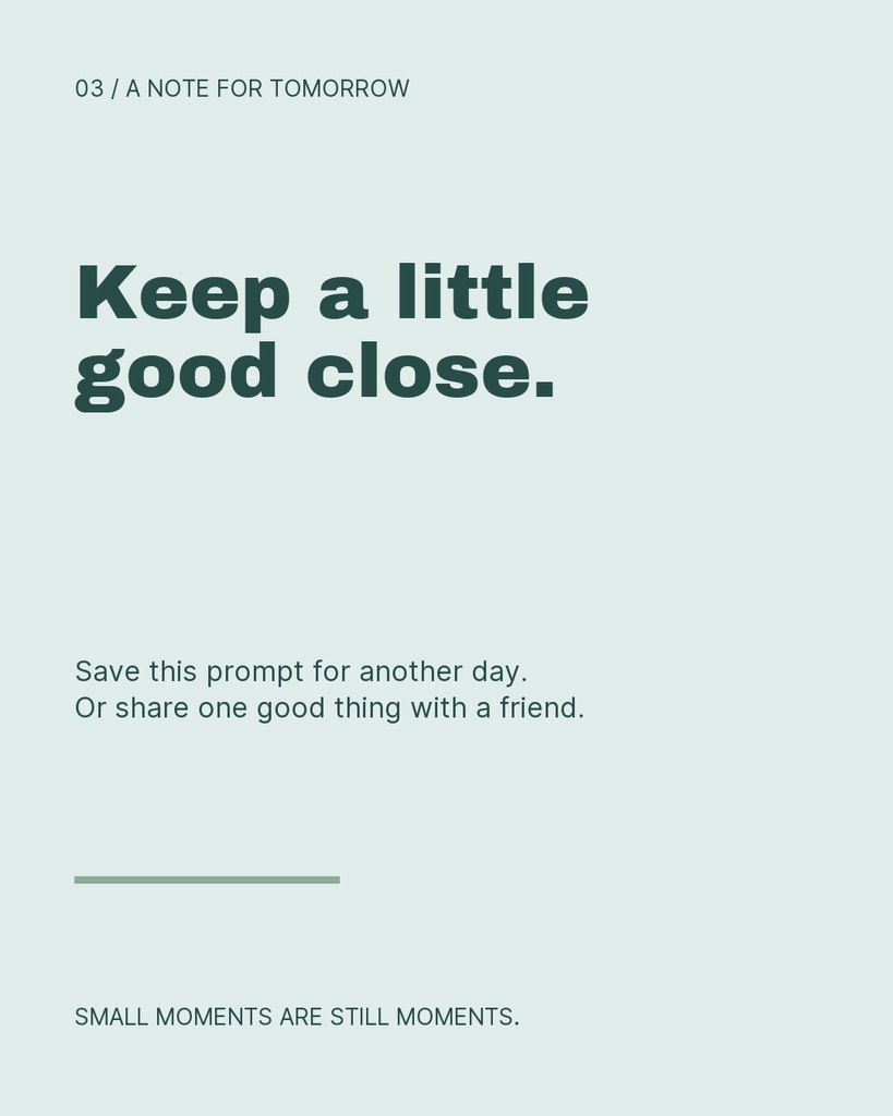 Preview for One Good Thing Carousel Call To Action Template