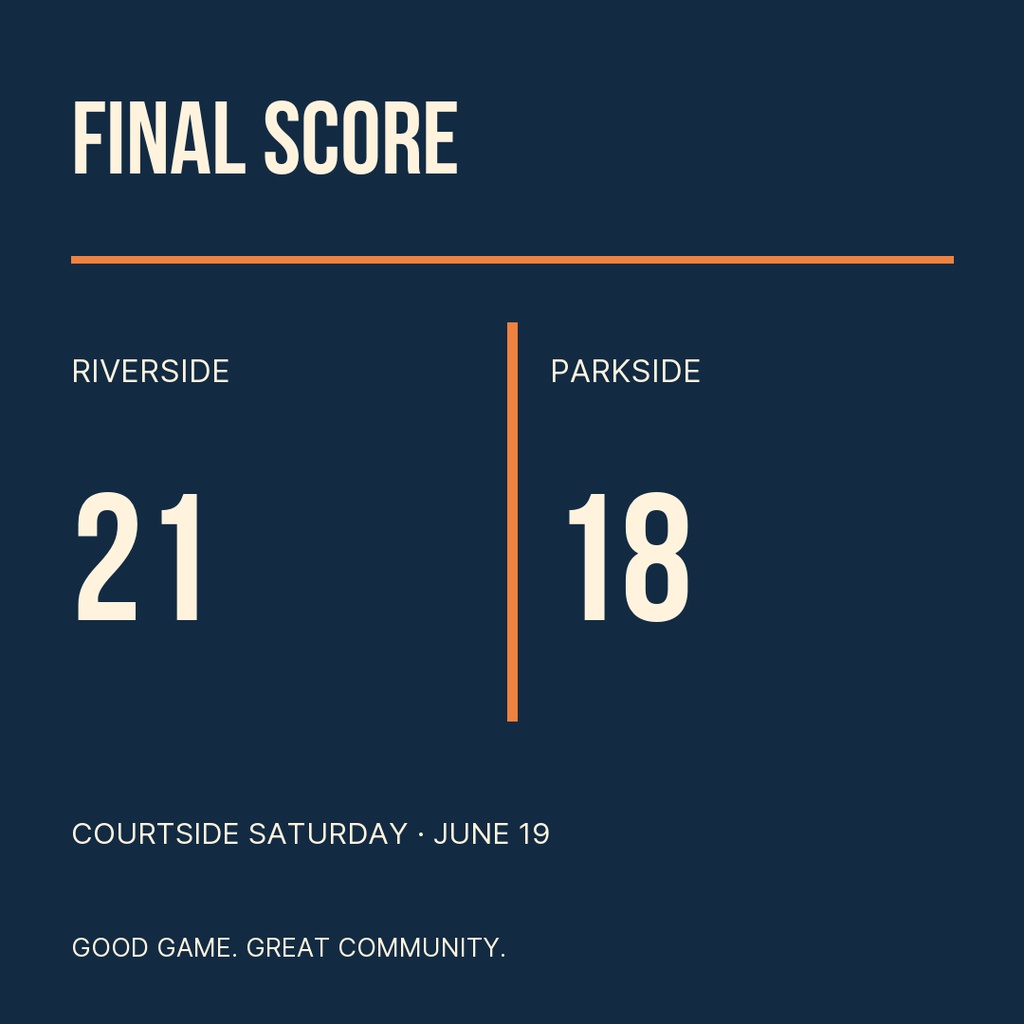 Preview for Courtside Saturday Score Post Template