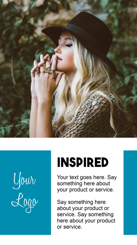 Woman in a hat lost in thought