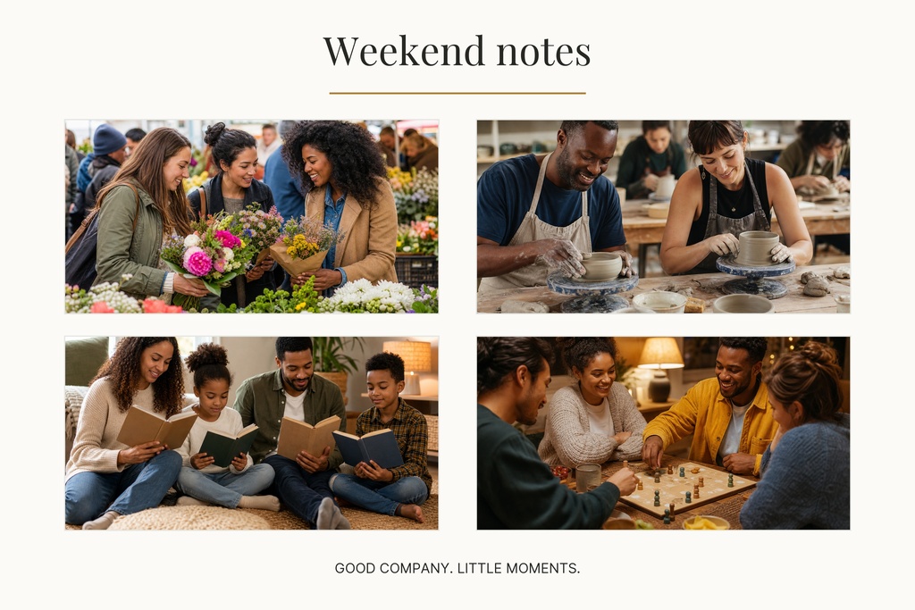 Preview for Weekend Notes Landscape Photo Collage Template