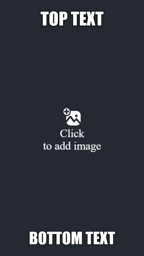 A blue gradient background with 'TOP TEXT' at the top and 'BOTTOM TEXT' at the bottom.