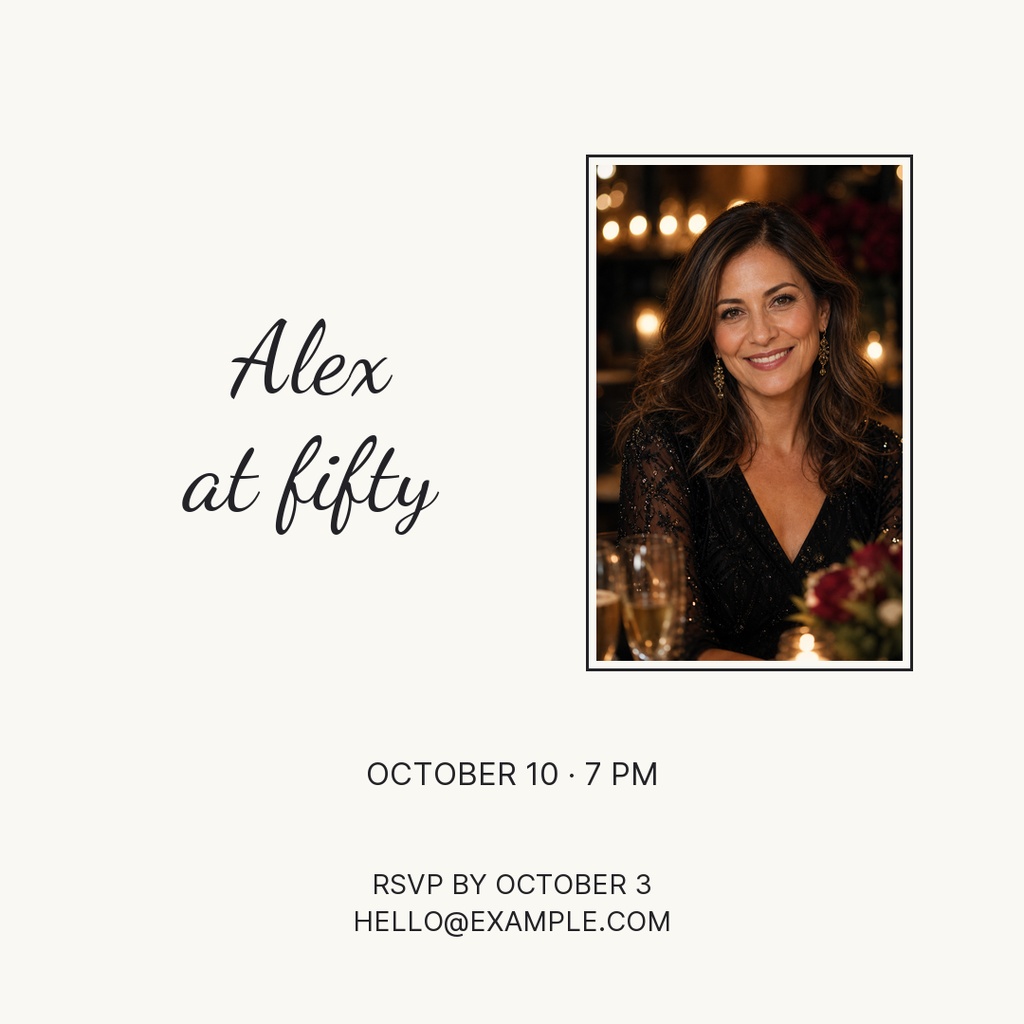Preview for After Hours Fifty Square Feed Template