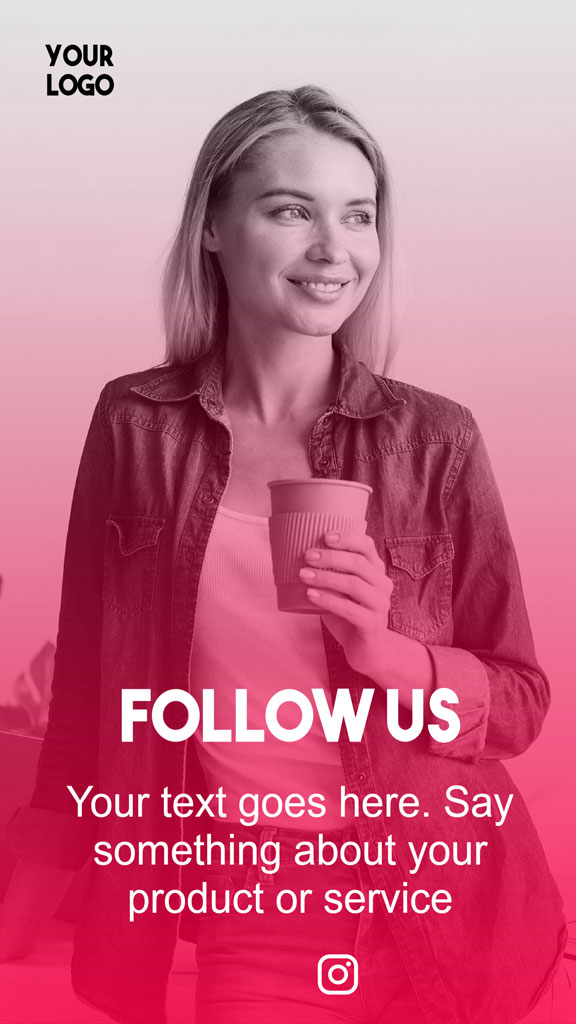 Woman holding a coffee cup and smiling