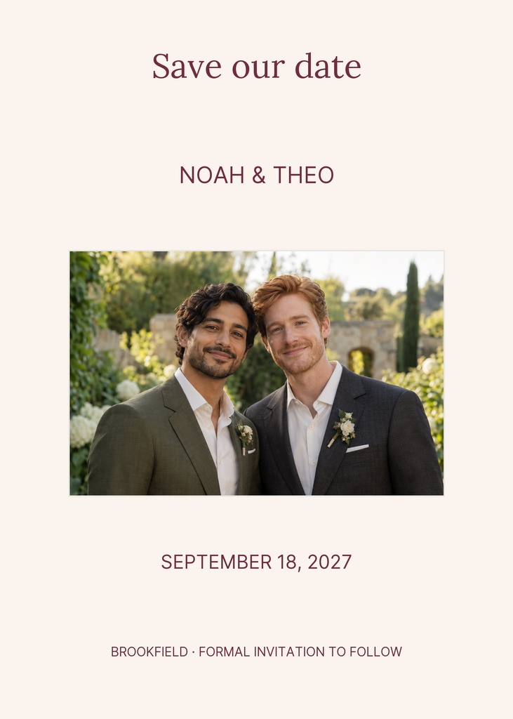 Preview for The Garden Chapter Save The Date Template