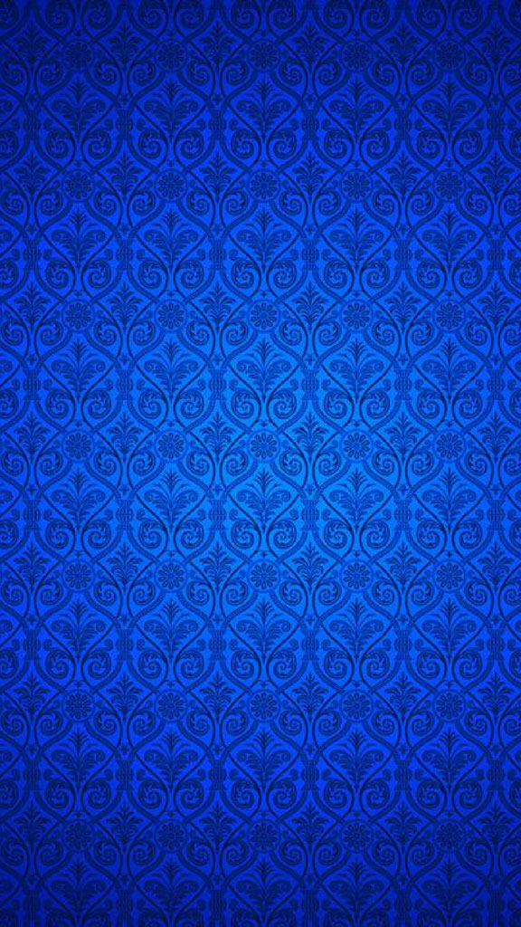Blue damask pattern background