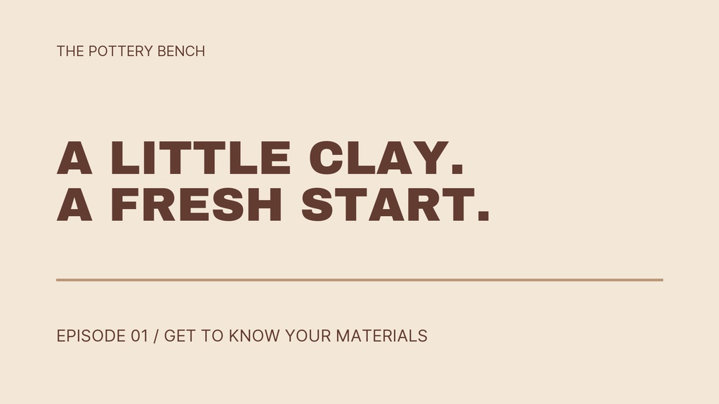 Preview for The Pottery Bench Video Series Title Card Template