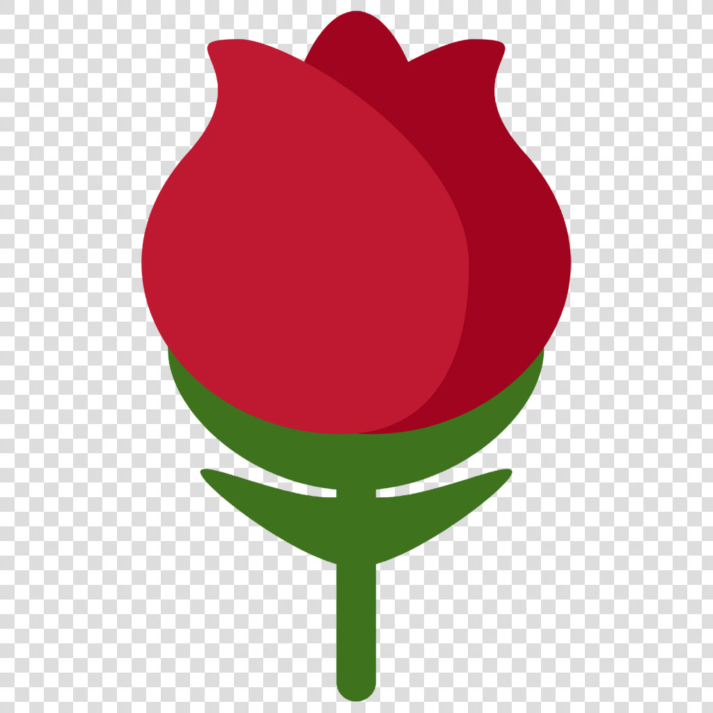 Red rose graphic