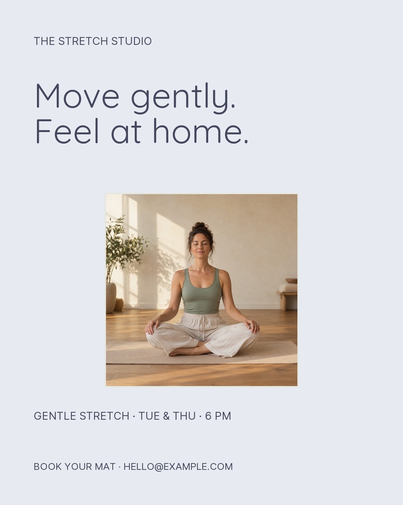 Preview for The Stretch Studio Portrait Post Template