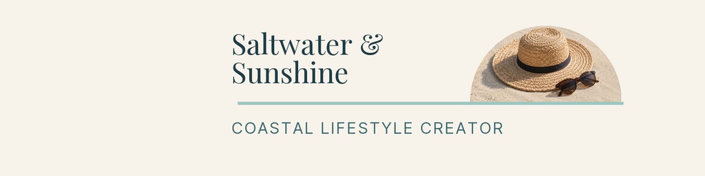 Preview for Saltwater And Sunshine Linkedin Banner Template