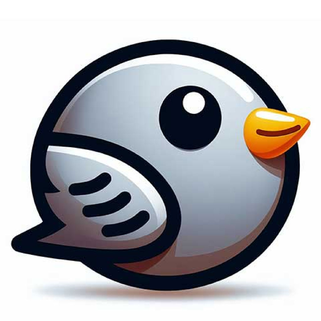 3D illustration of a gray pigeon