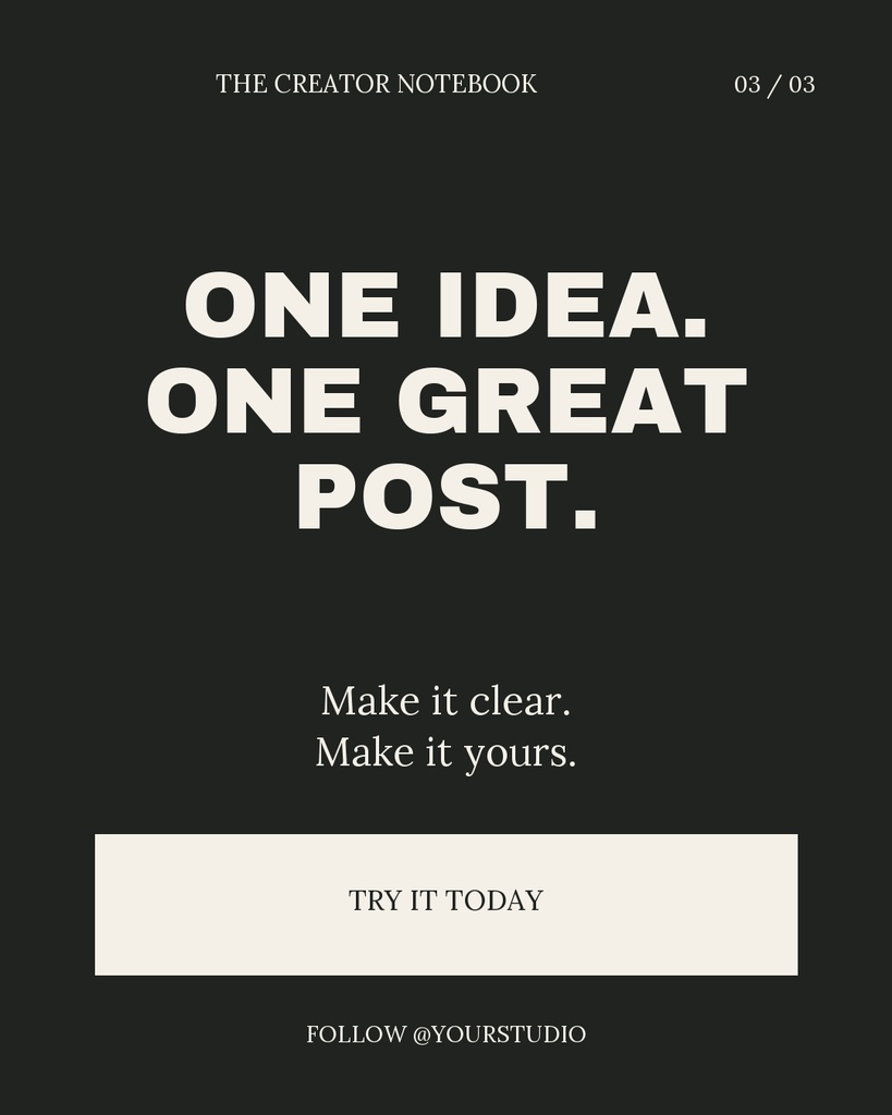 Preview for Useful By Design Carousel Closing Page Template